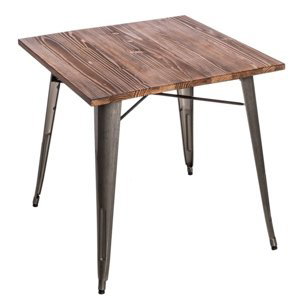 Stôl Paris Wood metalický sosna