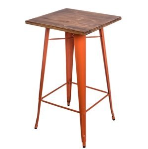Stôl barový Paris Wood oranžový sosna