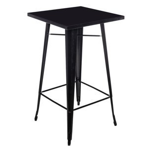 Stôl barový Paris čierny