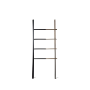 Vešiak rebrík Hub Ladder čierny / orech