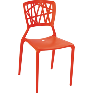 Stoličky Bush červená