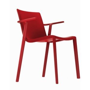 Stolička Kat s opierkami červená