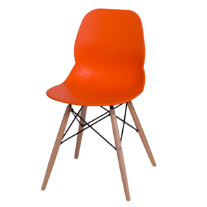 Stoličky Layer DSW oranžová