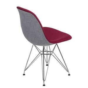 Stoličky P016 DSR Duo červená šedá