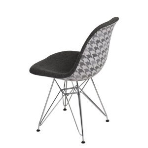 Stoličky P016 DSR Pattern sivá / pepito