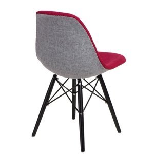Stoličky P016V Duo červená sivá / čierna