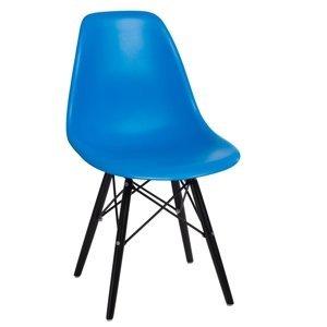 Stoličky P016V PP modrá / čierna