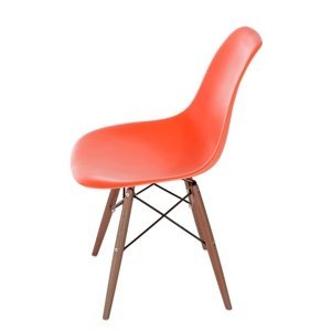 Stoličky P016V PP oranžová / tmavá