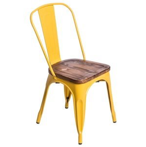 Stoličky Paris Wood žltá sosna