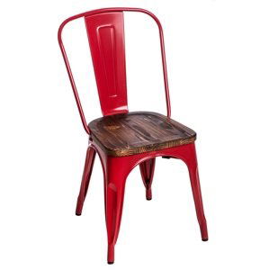 Stoličky Paris Wood červená sosna