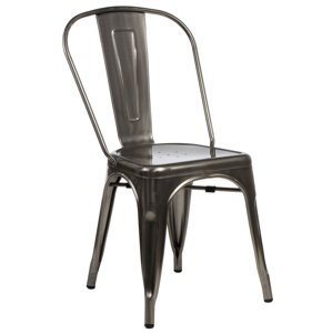 Stoličky Paris kovová inšpirovaná Tolix