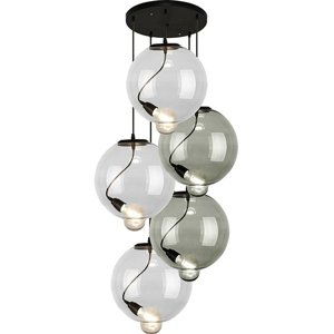 Lampa závesná Modern Glass Bubble CO CSC číra / dymová