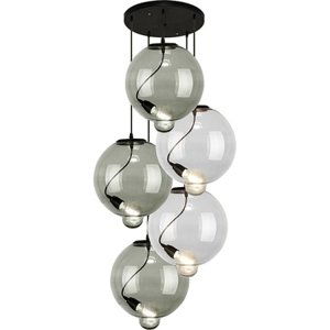 Lampa závesná Modern Glass Bubble CO SC dymová / číra