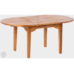 Teakový stôl rozkladací 120x160-220 cm elegána