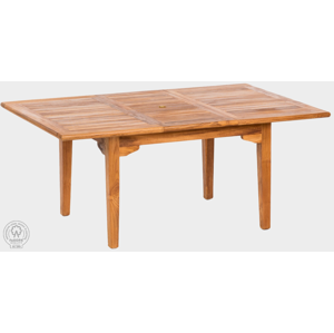 Teakový stôl rozkladací 90x110-160 cm elegána II