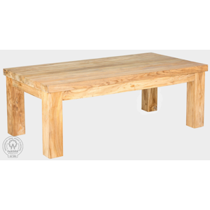 Teakový stôl pevný 140x70x50 cm STŮL BOB