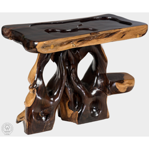 Rosewoodový stolík s čajovým morom UMI