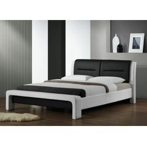CASSANDRA 120cm posteľ bielo - čierna