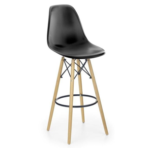 H51 barová stolička čierna