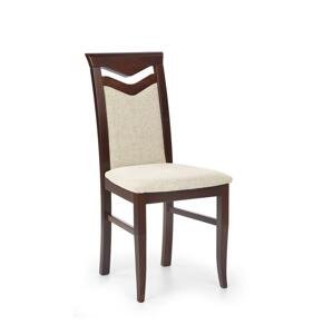CITRON stoličky tmavý orech / Polstrovanie: VILA 2