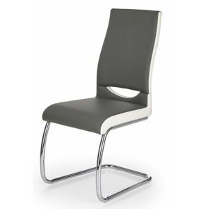 K259 stoličky sivá / biela