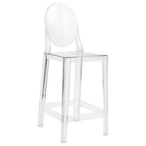 Barová stolička VICTORIA transparentné - polykarbonát