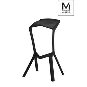 MODESTO barová stolička MIURA čierna - polypropylén