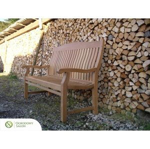 Záhradná drevená lavica Teak 120 cm: teak