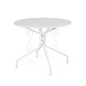Okrúhly stôl 95 cm do kaviarne Annecy: zelená oceľ