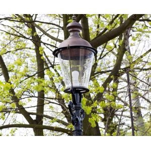 Stojanová záhradný lampa Kabelvaag: biela RAL 9010