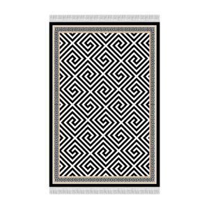 Tempo Kondela Koberec MOTIVE 80x150 | čierno-biely vzor