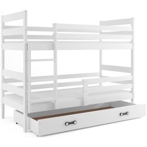 BMS Detská poschodová posteľ ERYK | biela Farba: Biela / biela, Rozmer.: 200 x 90 cm