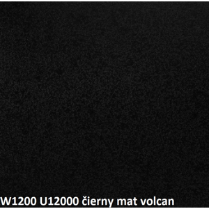 ArtExt Zástena za kuchynskú linku 38 mm: Čierny Mat Volcan W 1200 - U12000