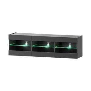 Furnival Vitrína MODUL T04 3D LED Farba: Grafit