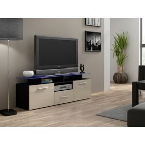 ArtCam TV stolík EVORA | mini čierny Farba: Čierna/krémová