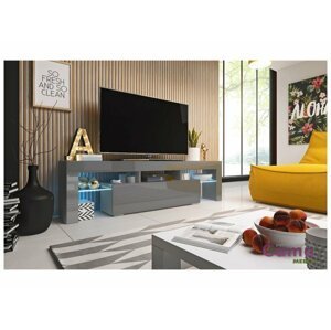 ArtCam TV stolík TORO 158 cm Farba: Sivá/sivý lesk