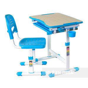 Fundesk Rastúci stôl PICCOLINO so stoličkou Farba: Modrá