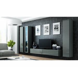 ArtCam Obývacia stena Vigo II Farba: Sivá/sivý lesk