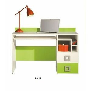 Meblar  Detská izba Labirynt zelená Labirynt: PC stolík Labirynt LA 18 zelený / 125 x 85 x 55