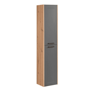 ArtCom Kúpeľňová skrinka vysoká MADERA Grey 800