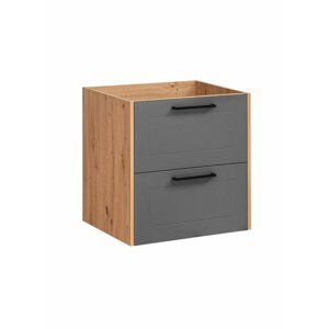 ArtCom Kúpeľňová zostava MADERA Grey Madera Grey: Skrinka pod umývadlo 820 - 60 cm