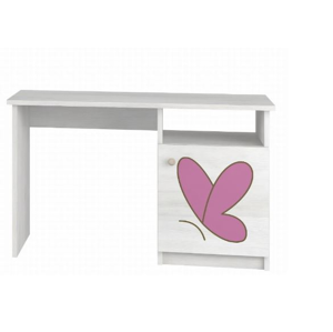 ArtBoo Písací stôl s motýľom BOO: Ružový