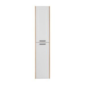 ArtCom Kúpeľňová zostava MADERA White Madera white: Vysoká skrinka 800