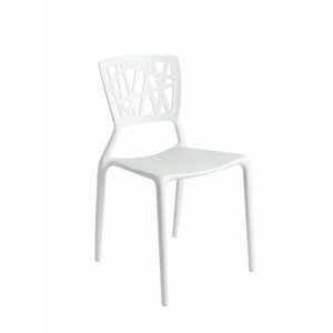 ArtD Jedálenská stolička BUSH inšpirovaná Viento chair Farba: Biela