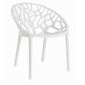 ArtD Jedálenská stolička Coral Farba: Biela