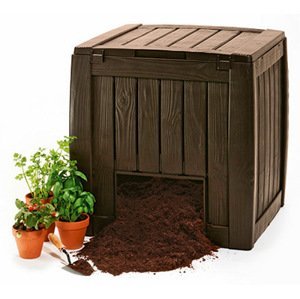 KETER Záhradný kompostér DECO | hnedá 340L