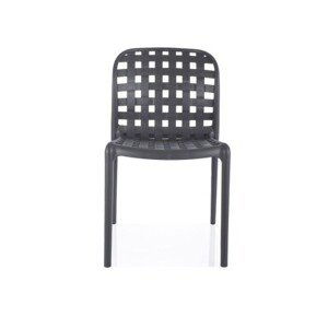 Signal Záhradná stolička STRIP | sivá