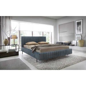 ArtElta Manželská posteľ PLISSA | 160 x 200 cm Farebné prevedenie PLISSA: Velvetmat 100