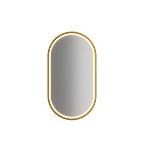 ArtCom LED zrkadlo APOLLO 2 | zlatá 50 x 90 cm