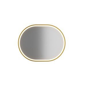 ArtCom LED zrkadlo APOLLO 2 | zlatá 90 x 70 cm